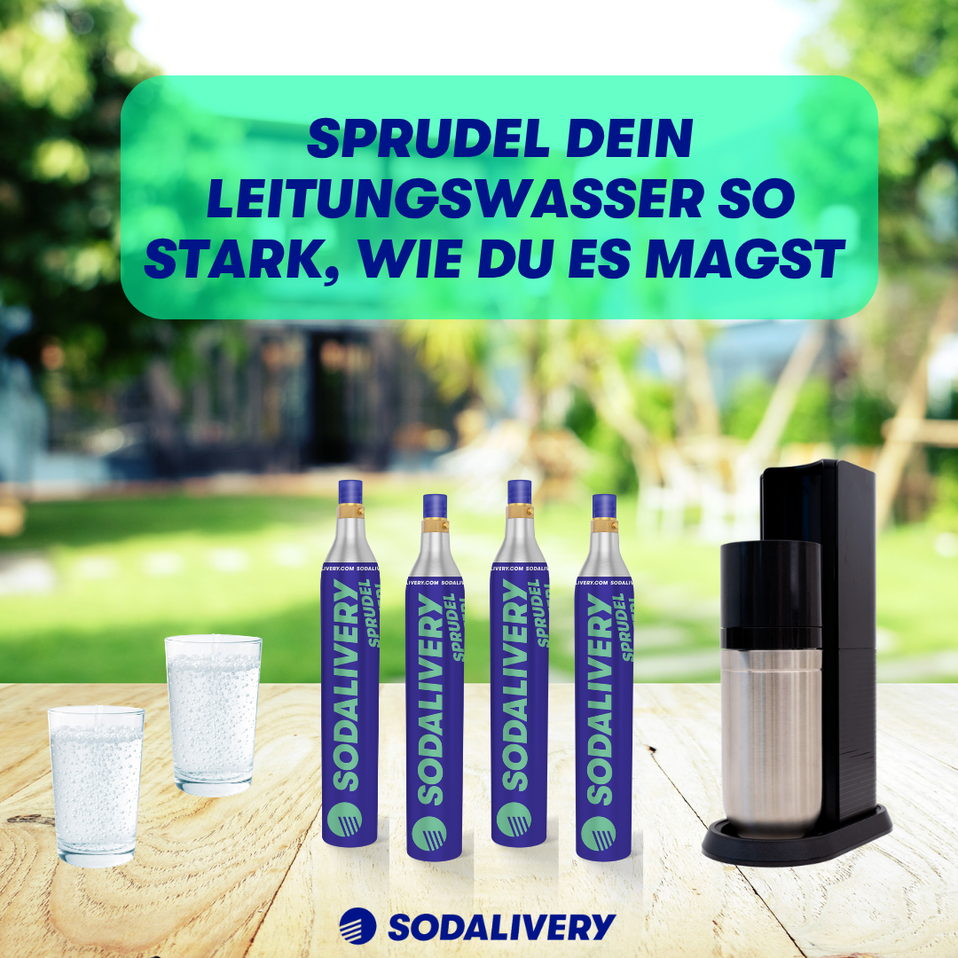 Stärke des Sprudels selbst bestimmen