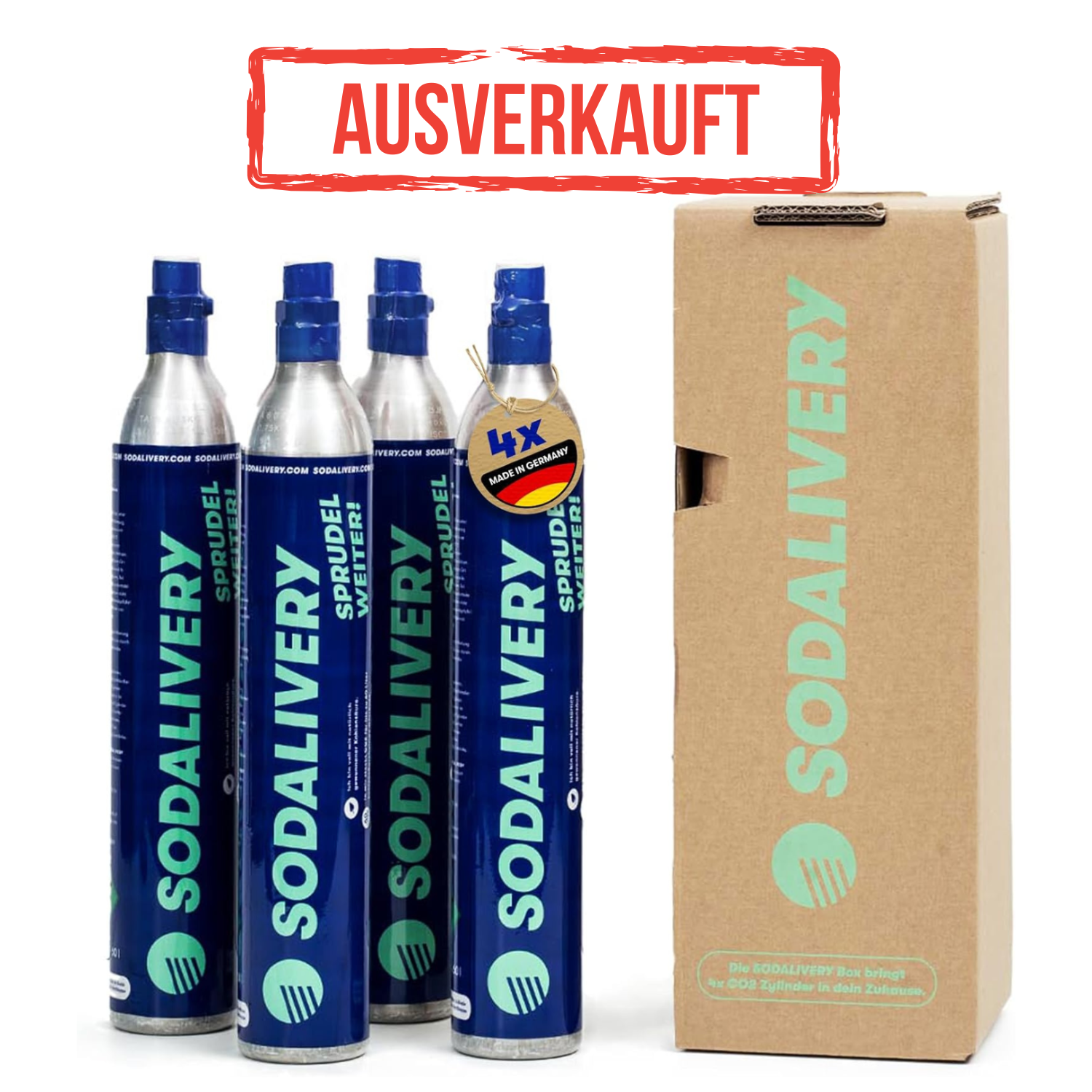 SODALIVERY STARTERSET LEIHZYLINDER (Leihe max. 4 Monate)